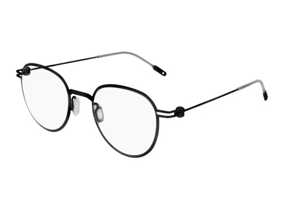 Montblanc MB0002O 003 Black 48mm