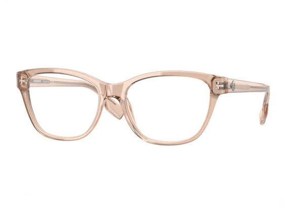 Burberry BE2346 3358 Transparent Peach Pink 51mm
