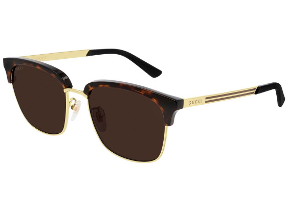 Gucci GG0697S 002 Gold Havana/Brown