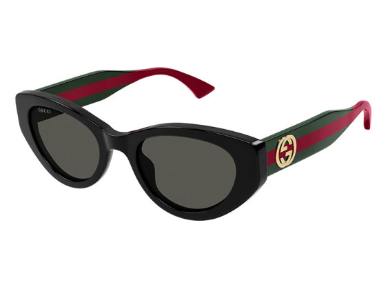Gucci GG1862S 001 Shiny Black/Green/Red/Grey