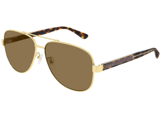 Gucci GG0528S 008 Gold/Brown