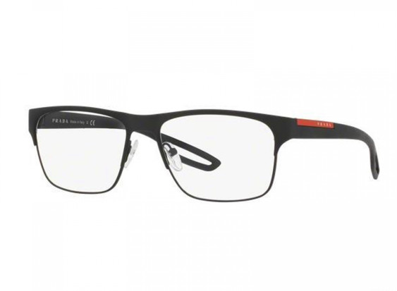 Prada Sport PS52GV DG01O1 Black Rubber 55mm