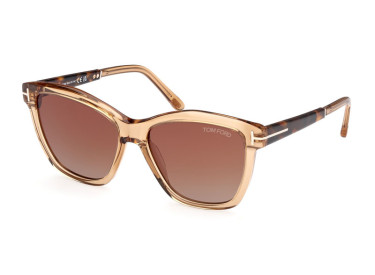 Tom Ford FT1087 45F Shiny Light Brown/Brown Gradient