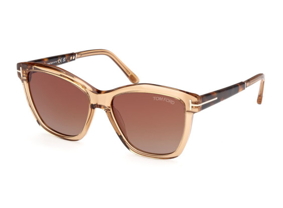 Tom Ford FT1087 45F Shiny Light Brown/Brown Gradient
