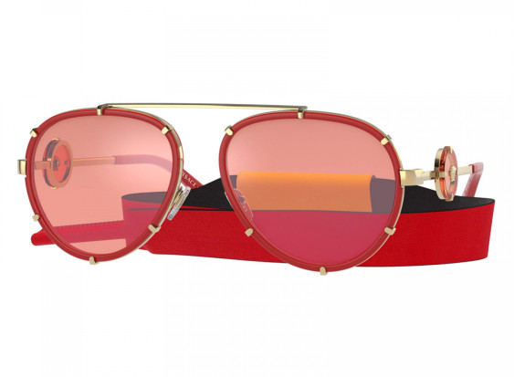 Versace VE2232 1472C8 Red/Pink 61mm