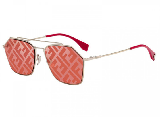 Fendi FFM0022/S 0Y11 0L Silver/Red