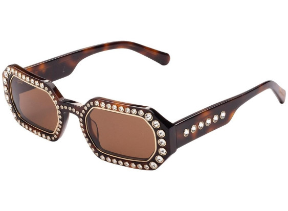 Swarovski SK0345 52E Dark Havana/Brown