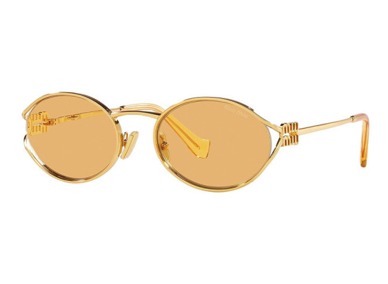 Miu Miu MU52YS 5AK10B Shiny Gold/Light Orange