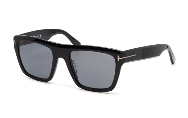 Tom Ford FT1077-N 01D Shiny Black/Smoke Polarized