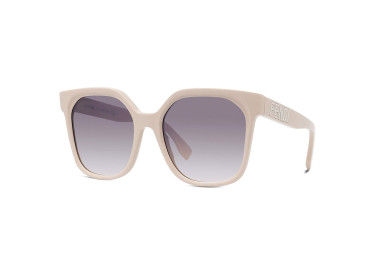 Fendi FE40007I 55 57W Shiny Beige/Blue