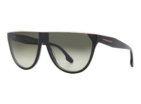 Victoria Beckham VB682S 305 Metallic Forced Green/Smoke Gradient