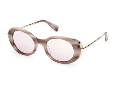 Max Mara MM0080 60G Beige Horn/Brown Mirror