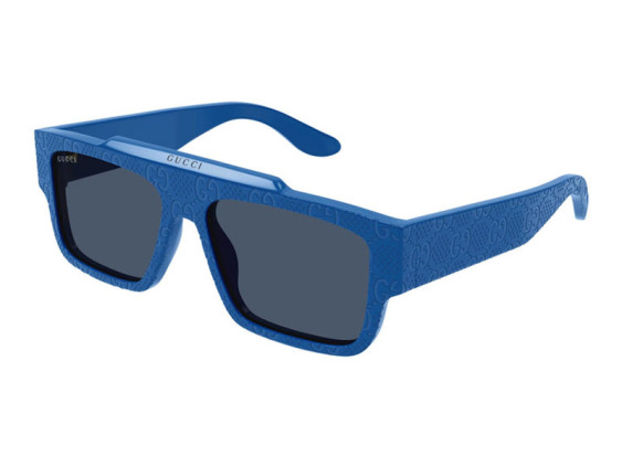 Gucci GG1460S 008 Shiny Blue with GG Pattern/Blue