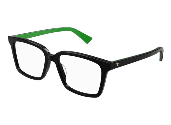 Bottega Veneta BV1228OA 005 Shiny Black/Green 54mm