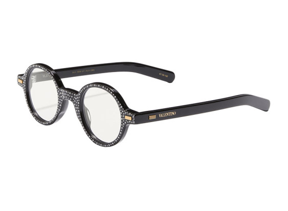 Valentino VLX-185B Black with White Stones 43mm
