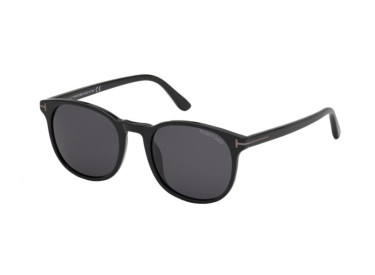 Tom Ford FT0752-N 01A Shiny Black / Smoke