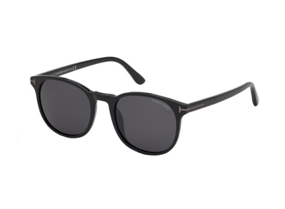 Tom Ford FT0752-N 01A Shiny Black / Smoke