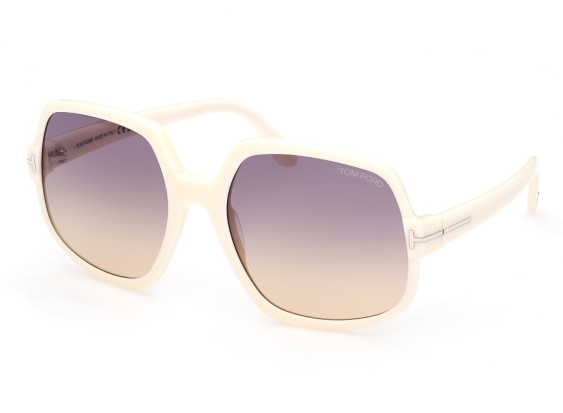Tom Ford FT0992 25Z Ivory/Violet Gradient Mirror