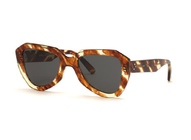 Celine CL40046U 56A Striped Brown/Grey