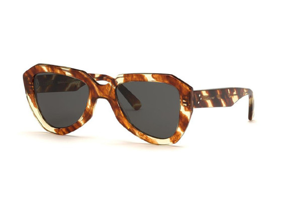 Celine CL40046U 56A Striped Brown/Grey