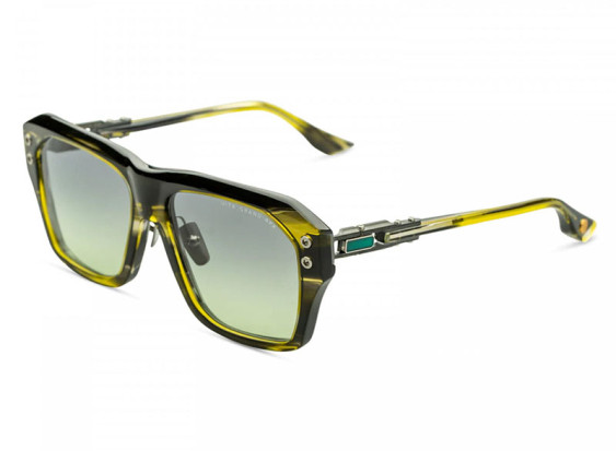 Dita GRAND-APX-DTS-417-A-03  Cyber Smoke - Black Iron / Light Grey to Light Vintage Green Gradient