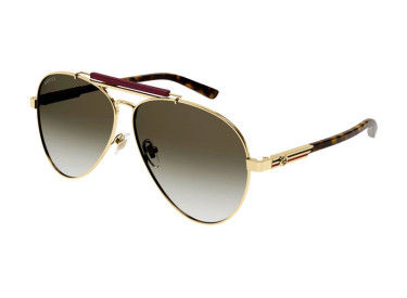 Gucci GG1287S 002 Gold/Brown Gradient
