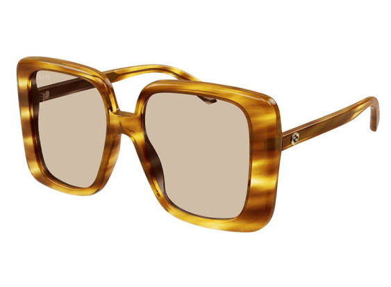 Gucci GG1314S 003 Striated Blond Havana/Nude