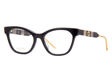 Gucci GG0600O 001 Black Grey 54mm