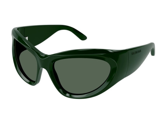 Balenciaga BB0228S 002 Dark Green/Green