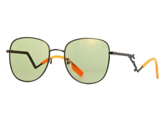 Kenzo KZ40036U 96Q Dark Green/Green with Light Bronze Flash Mirror