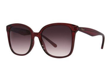 Salvatore Ferragamo SF1072S 630 Crystal Burgundy/Mauve Gradient