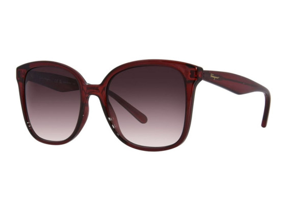 Salvatore Ferragamo SF1072S 630 Crystal Burgundy/Mauve Gradient
