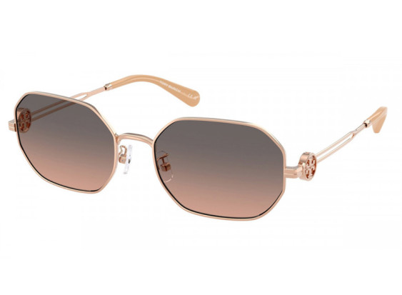 Tory Burch TY6113 3358G9 Shiny Light Rose Gold/Light Brown Gradient Grey