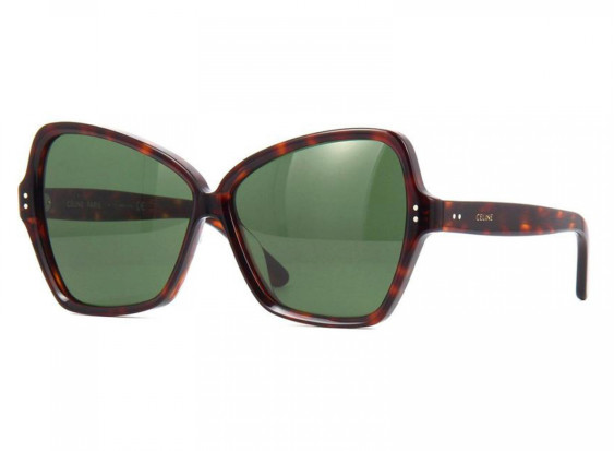 Celine CL40064I 52N Dark Havana/Green
