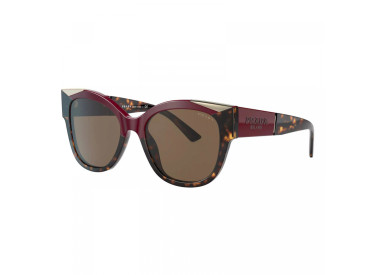 Prada PR02WS 07C0D1 Cherry/Dark Havana/Brown