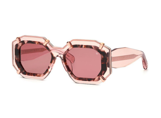 Philipp Plein SPP098V Supreme Star 0D48 Pink/Havana/Pink