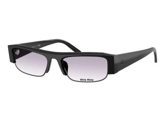 Miu Miu MUB07S 16K04O Black/Clear Gradient Dark Grey