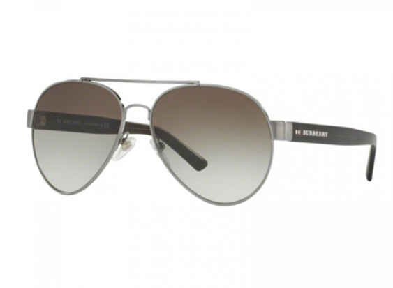Burberry BE3086 10083Y BRushed Gunmetal
