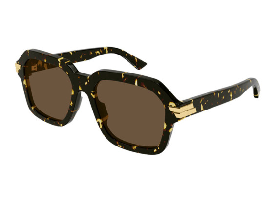 Bottega Veneta BV1123S 002 Spotted Havana/Brown