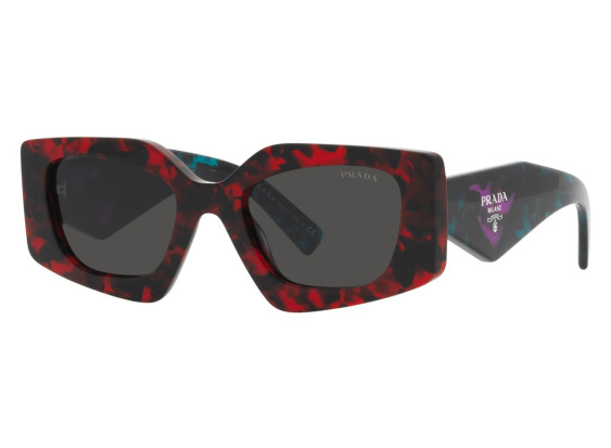 Prada PR15YSF 09Z5S0 Scarlet Tortoise/Dark Grey