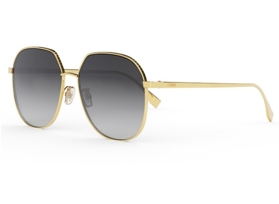Fendi FE40069U 30B Gold/Smoke Gradient