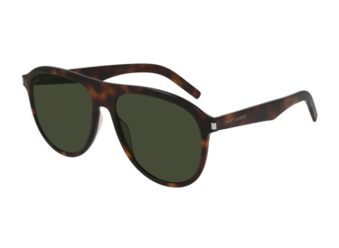 Saint Laurent SL432 SLIM 002 Havana/Green