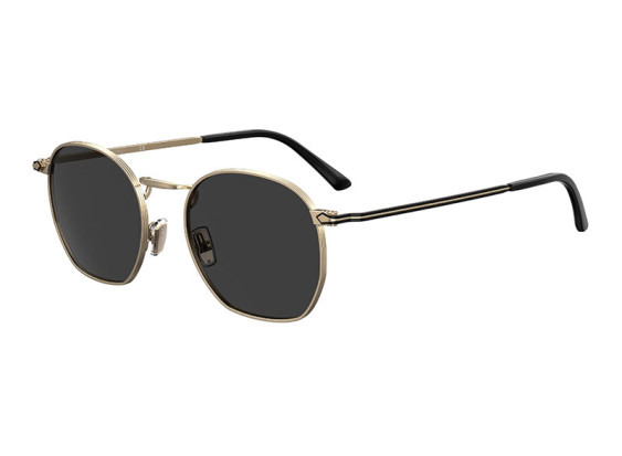 Jimmy Choo CLIVE/S 0J5GIR Shiny Gold/Grey