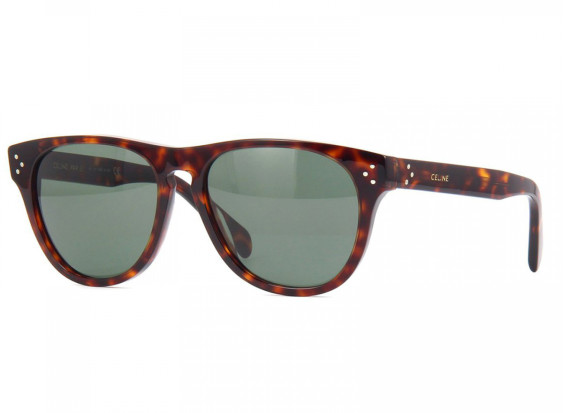 Celine CL40102F 52N Dark Havana/Green