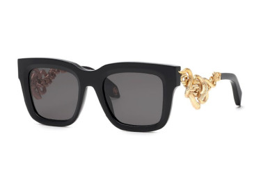 Roberto Cavalli SRC041M 0700 Shiny Black/Gold/Grey