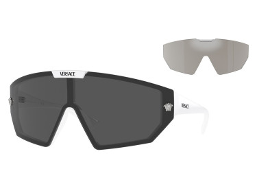 Versace VE4461 314/87 White/Dark Grey/Mirror Silver