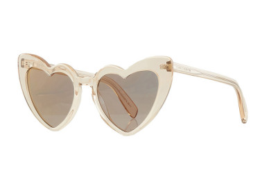 Saint Laurent SL181 LOU LOU 027 Transparent Nude/Copper Mirror