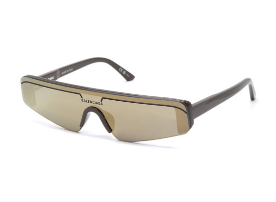 Balenciaga BB0003S 012 Brown/Bronze Mirror