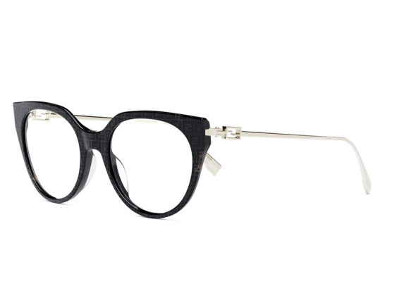 Fendi FE50010I 056 Purple FF Havana 53mm