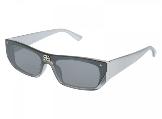 Balenciaga BB0080S 002 Silver/Grey